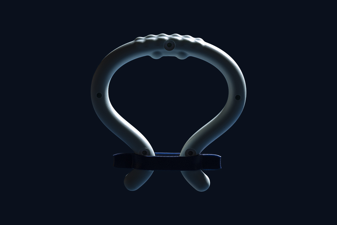What makes Giddy's device different from a traditional constriction ring (cock ring)?